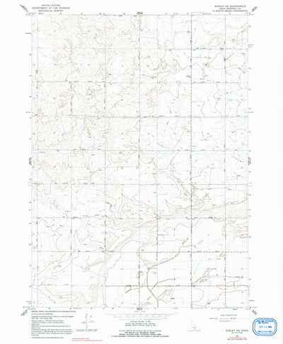 United States Geological Survey Burley NE, ID (1964, 24000-Scale) digital map