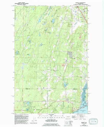 United States Geological Survey Burley, WA (1953, 24000-Scale) digital map