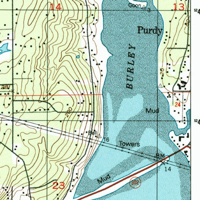 United States Geological Survey Burley, WA (1999, 24000-Scale) digital map