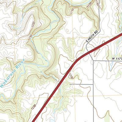 United States Geological Survey Burlingame, KS (2022, 24000-Scale) digital map