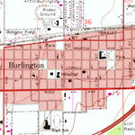 United States Geological Survey Burlington, CO (1969, 24000-Scale) digital map