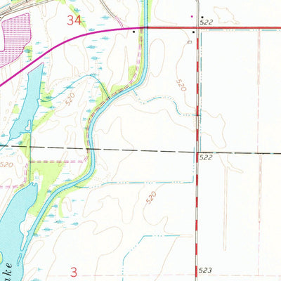 United States Geological Survey Burlington, IA-IL (1964, 24000-Scale) digital map