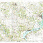 United States Geological Survey Burlington, IA-IL-MO (1985, 100000-Scale) digital map