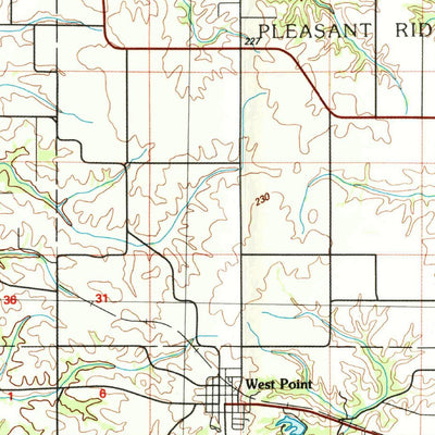 United States Geological Survey Burlington, IA-IL-MO (1985, 100000-Scale) digital map
