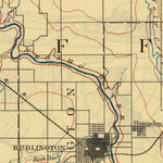 United States Geological Survey Burlington, KS (1894, 125000-Scale) digital map