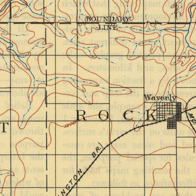 United States Geological Survey Burlington, KS (1894, 125000-Scale) digital map