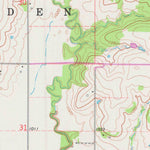 United States Geological Survey Burlington, KS (1971, 24000-Scale) digital map