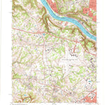 United States Geological Survey Burlington, KY-OH (1983, 24000-Scale) digital map