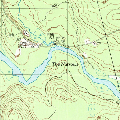 United States Geological Survey Burlington, ME (1988, 24000-Scale) digital map