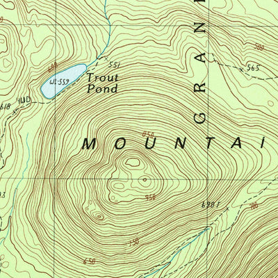 United States Geological Survey Burlington, ME (1988, 24000-Scale) digital map