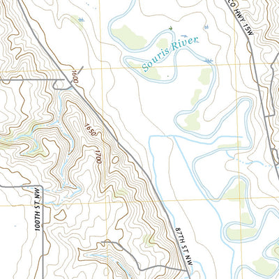 United States Geological Survey Burlington, ND (2020, 24000-Scale) digital map