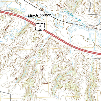 United States Geological Survey Burlington, ND (2020, 24000-Scale) digital map