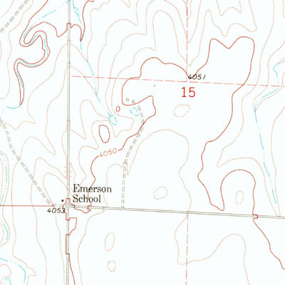 United States Geological Survey Burlington NE, CO (1969, 24000-Scale) digital map