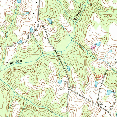 United States Geological Survey Burlington NE, NC (1969, 24000-Scale) digital map