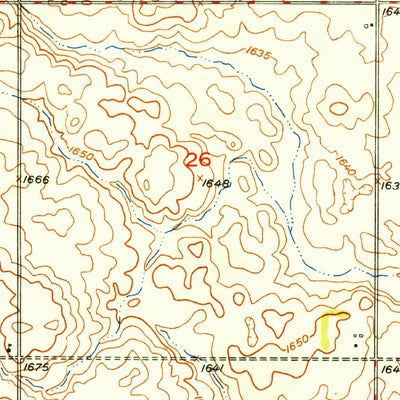 United States Geological Survey Burlington NE, ND (1949, 24000-Scale) digital map