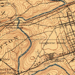 United States Geological Survey Burlington, NJ-PA (1906, 62500-Scale) digital map