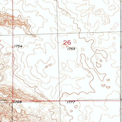 United States Geological Survey Burlington NW, ND (1949, 24000-Scale) digital map