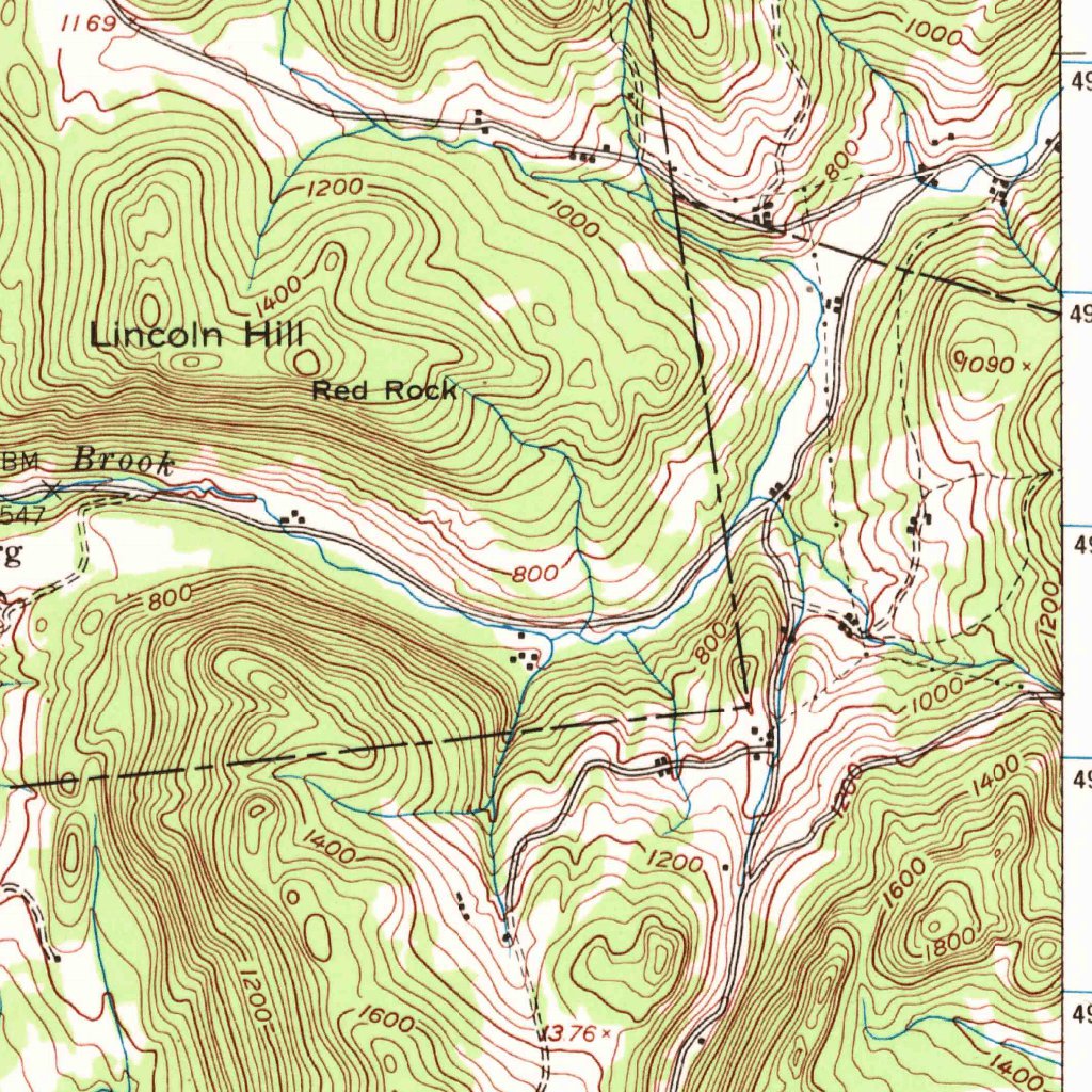 Burlington, VT (1948, 62500-Scale) Map by United States Geological ...