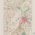 United States Geological Survey Burlington, WI (1960, 24000-Scale) digital map