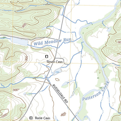 United States Geological Survey Burlington, WV (2023, 24000-Scale) digital map