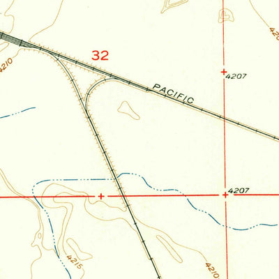 United States Geological Survey Burmester, UT (1955, 24000-Scale) digital map