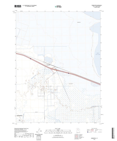United States Geological Survey Burmester, UT (2023, 24000-Scale) digital map