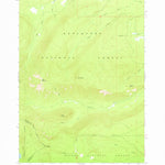 United States Geological Survey Burn Butte, OR (1967, 24000-Scale) digital map