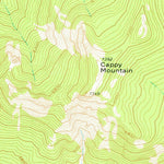 United States Geological Survey Burn Butte, OR (1967, 24000-Scale) digital map