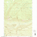 United States Geological Survey Burn Butte, OR (1999, 24000-Scale) digital map