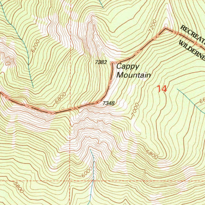 United States Geological Survey Burn Butte, OR (1999, 24000-Scale) digital map