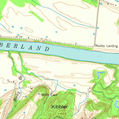 United States Geological Survey Burna, KY (1954, 24000-Scale) digital map