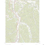 United States Geological Survey Burnaugh, KY (2022, 24000-Scale) digital map