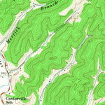 United States Geological Survey Burnaugh, KY-WV (1957, 24000-Scale) digital map