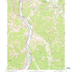 United States Geological Survey Burnaugh, KY-WV (1972, 24000-Scale) digital map