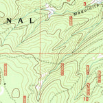 United States Geological Survey Burned Mountain, NM (1995, 24000-Scale) digital map