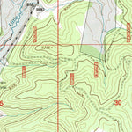 United States Geological Survey Burned Mountain, NM (1995, 24000-Scale) digital map