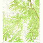 United States Geological Survey Burned Timber Canyon, NM (1972, 24000-Scale) digital map