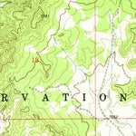 United States Geological Survey Burned Timber Canyon, NM (1972, 24000-Scale) digital map