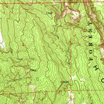 United States Geological Survey Burned Timber Canyon, NM (1972, 24000-Scale) digital map