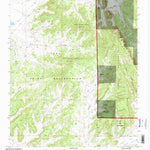 United States Geological Survey Burned Timber Canyon, NM (1995, 24000-Scale) digital map