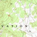 United States Geological Survey Burned Timber Canyon, NM (1995, 24000-Scale) digital map