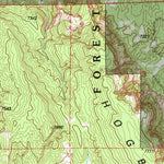 United States Geological Survey Burned Timber Canyon, NM (1995, 24000-Scale) digital map