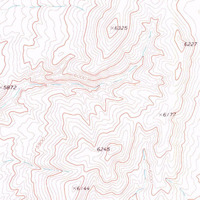 United States Geological Survey Burner Hills, NV (1974, 24000-Scale) digital map