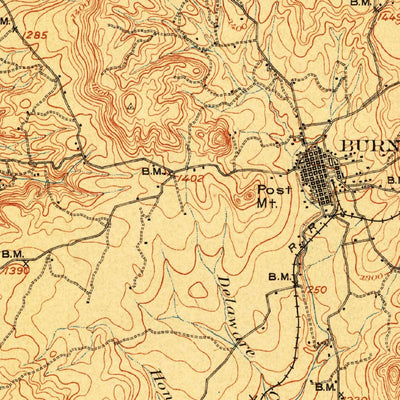 United States Geological Survey Burnet, TX (1903, 125000-Scale) digital map