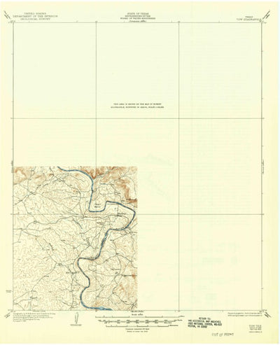 United States Geological Survey Burnet, TX (1932, 62500-Scale) digital map