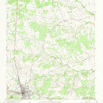 United States Geological Survey Burnet, TX (1967, 24000-Scale) digital map