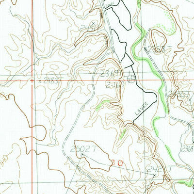United States Geological Survey Burnett Creek, MT (1984, 24000-Scale) digital map