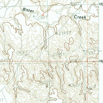 United States Geological Survey Burnett Creek, MT (1984, 24000-Scale) digital map