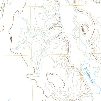 United States Geological Survey Burnett Creek, MT (2020, 24000-Scale) digital map