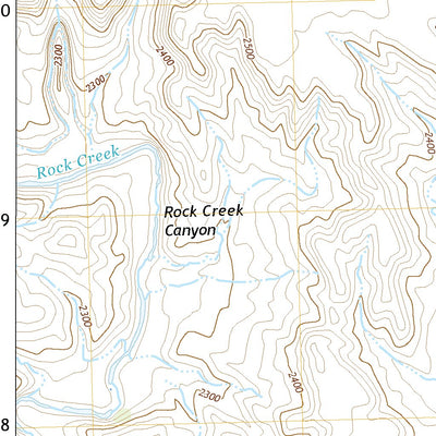 United States Geological Survey Burnett Creek, MT (2020, 24000-Scale) digital map
